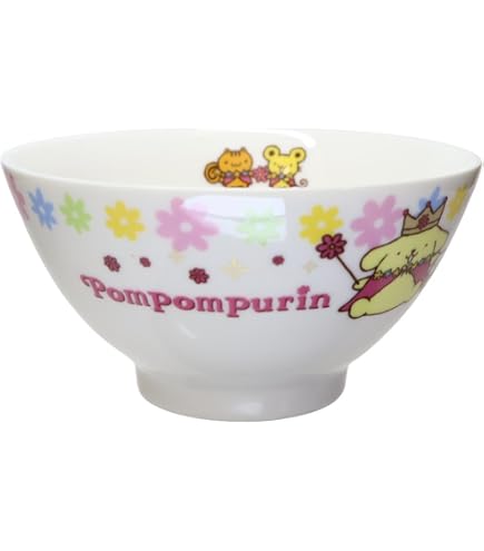 Amazon.co.jp: サンリオ(SANRIO) 陶器 茶碗 ポムポムプリン 電子レンジ