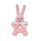 Estella Baby Rattle Toy, Round Bunny, Pink [並行輸入品]