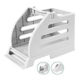 RaiFu ブラケット　バー　コード　プリンタ　熱　ラベル　ラー　ジロール　紙　外部　支持　ホルダー　ホワイト