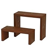 Welcome wood ウッドステージ45型　2段タイプ　  色はCB　カフェブラウン　　【完成品】　組み立てる必要なし！！　個別に移動できるのでとっても便利！！