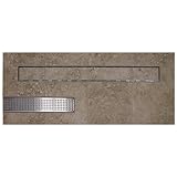 Linearシャワー床ドレインwith銅排水ボディを2 "配管継手 – 36 "ステンレススチールGrate 24 Inch