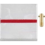 境界用明示板_50mmX50mm、足付3cm、マイナス：【測量用品】：205-0238