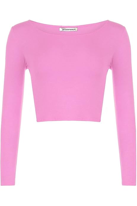 Sugarlips Women's Long Sleeve Crop Top 