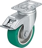 Blickle L-ALST 100K-12-FI Swivel Caster, 4 Wheel Diameter, 400 lb. Load Capacity by Blickle