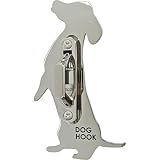 壁付けリードフック　「DOG HOOK ドッグフック　[ ミニチュア・ダックスフンド ]　」 小中型犬向き 角型