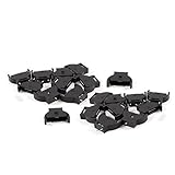 Saim Plastic Shell CR2032 Button Cell Battery Sockets Holder Case Black 20 Pcs [並行輸入品]