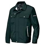 秋冬物 AITOZ アイトス  長袖ブルゾンB AZ-6560  010ブラック×シルバーグレー M