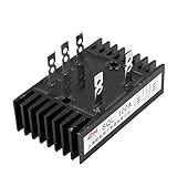 uxcell ブリッジ整流器 アルミニウムケーシング ダイオードモジュール ヒートシンクベース 1個入り