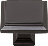 Atlas Homewares 289-MB Sutton Place Modern Bronze 1.25-Inch Square Knob by Atlas Homewares