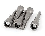 KRW ソケットビット ソケットアダプター 5枚セット 10mm マグネット ソケットビット 六角ドライバー 磁気ナットセッター