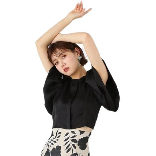 Amazon | シュリンクバルーンブラウス | シャツ・ブラウス 通販