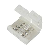 ILS - 1 piece Mini 4-PIN RGB Connector Adapter For 5050 RGB LED Strip 10mm Lot