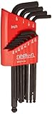 Eklind 13212 Ball-Hex-L Key Set, 0.050-Inch to 5/16-Inch,Long, 12-Piece [並行輸入品]