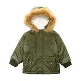 ベビー男の子紳士秋&冬暖かいガウンコートフード付きジャケットアウター 18-24 Months グリーン 4327871665