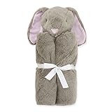 La moriposa Cartoon Design Baby Blankets Baby Bath Towel-Grey Rabbit by La moriposa