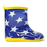 Kids Foret キッズフォーレ キッズレインシューズ｜20.0cm ネイビースター