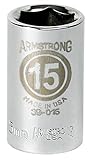 Armstrong 39-023 23mm, 6 Point, 1/2-Inch Drive Metric Standard Socket [並行輸入品]