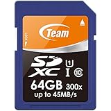 Team SDXCカード Class 10　ECOパッケージ 10年保証 (UHS-1 64GB)
