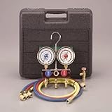 エスコ [R410A]ボールバルブ式ゲージマニホールドキット EA101TR-8