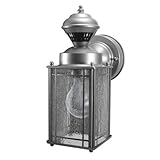 Heath Zenith HZ-4133-SV Shaker Cove Mission Style 150-Degree Motion Sensing Decorative Security Ligh
