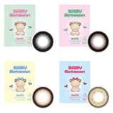 さくら ベイビーモテコン マンスリー カラコン 1ヶ月 1箱2枚入 DIA15mm 度あり ベイビーりぼんドール ±0.00