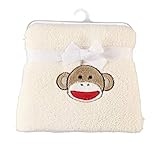 Baby Starters Unisex-Baby Newborn Novelty Blanket, Red/Tan, One Size (Discontinued by Manufacturer) 