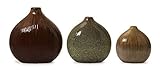 IMAX Myanmar Vase, Set of 3 [並行輸入品]