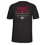 OSU footballスチールプレートTee Ohio St ブラック