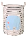 clocorラウンドストレージバスケット/ホーム組織/Collapsible Storage Bin withハンドル洗濯物、玩具、本、for more 43224-22469