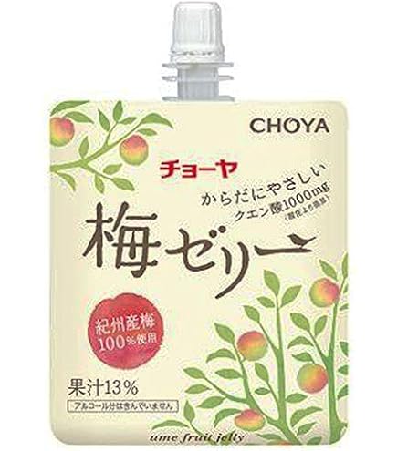 Amazon.co.jp: チョーヤ 梅ゼリー ソフトパウチ 180g×6個 : 食品・飲料