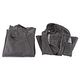 IPOTCH フード付き　静電防止服　作業着　防粉塵　帯電防止　オーバーオール　通気性　ユニセックス - M