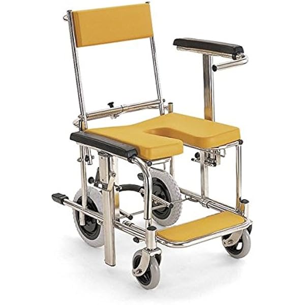Amazon | カワムラサイクル 入浴・シャワー用車いす/KS4 レッド