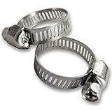 ソフテイル 2003年 XL など 1/2″ オイル ドレン ホース 用 ステンレス ホース バンド 締め付け 金具 固定 漏れ防止 1個売り ハーレー