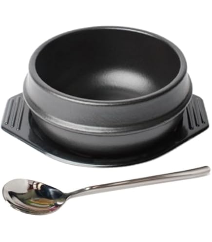 Amazon | 韓国厨房 耐熱陶器 チゲ鍋4号 ［横16cm×高さ7.5cm］/ 直火