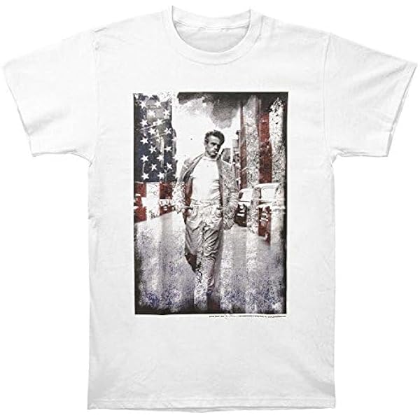 James Dean Tシャツ Lサイズ ホワイト 人物・有名人 Tシャツ ジェームスディーン 白 : Tシャツ専門店