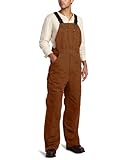 Carhartt メンズ キルト裏地のサンドストーン・ビブ・オーバーオール R27 カラー: ブラウン