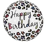 Sassy Safari Happy Birthday Animal Print 18" Mylar Balloon Leopard Spots by Balloon [並行輸入品]