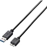 エレコム:エレコム USB3.0ケーブル(A-microB) USB3-AMB20BK/RS 型式:USB3-AMB20BK/RS
