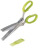 Esschert Design Herb Scissors on Blister Pack with Cleaning Comb [並行輸入品]