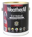 True Value Mfg waef17-glプレミアムExtreme Exteriorペイント/プライマー1つで、waef-17、フラット、Tudorブラウン、ガロン 4 WAEF17-GL