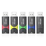 KEXIN 128GB フラッシュドライブ USB 3.0 サムドライブ 128GB USBフラッシュドライブ メモリースティック サムドライブ ジャンプドライブ 5個パック