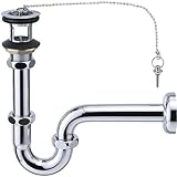三栄水栓[SANEI]　洗面用品　洗面器トラップ　アフレ付Pトラップ　【H71-25】
