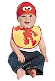Disguise Infant Baby Elmo Sesame Streetコスチューム帽子&よだれかけ 0-6 months レッド ds130013