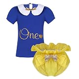 (ティアオバグ) TiaoBug 子供服 セットアップ ロンパー 男の子 女の子 半袖 Tシャツ + ズボン 二点セット ベビー服 短パンツ カッコイイ パーティー ダンス衣装 スポーツ イエロー＆ブ