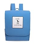 J&M韓国学院風格大人気オシャレフランネルカラフルバックパック リュックサック backpack bag 男女兼用 通勤 出張 通学 スポーツ(39*30*12) blue