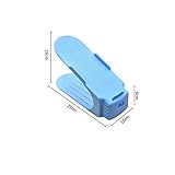 Magical Home多彩な一体式鞋架 創意プラスチック鞋架 立体式収納鞋架 家居用品 (ブルー)