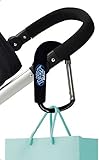 2 x BabyMad? Super Clip for Pram/Buggy/Stroller/Pushchair Secure Hook by BabyMad