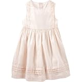 オシュコシュ OSHKOSH/ プリーツスパークルドレス アイボリー ワンピース 2歳【並行輸入】
