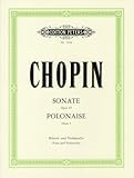 ショパン : チェロ・ソナタ Op.65 、華麗なるポロネーズ Op.3/ペータース社/ピアノ伴奏付ソロ楽譜