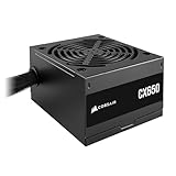 CORSAIR CX650 80 Plus ブロンズ 非モジュラー 低ノイズATX 650ワット電源 - NA - ブラック